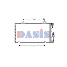 482110N AKS DASIS Конденсатор, кондиционер