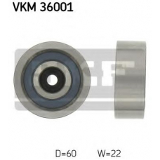 VKM 36001 SKF Паразитный / ведущий ролик, поликлиновой ремень
