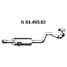 84.495.83 EBERSPACHER Глушитель выхлопных газов конечный