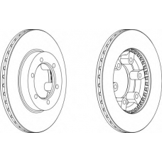 DDF392-1 FERODO Тормозной диск