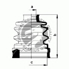 QJB402 QH Benelux Комплект пылника, приводной вал