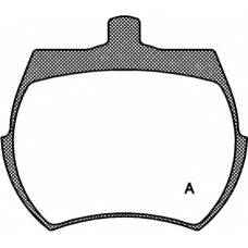 BPA0050.00 OPEN PARTS Комплект тормозных колодок, дисковый тормоз