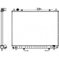 3321-1011 SAKURA  Automotive Радиатор, охлаждение двигателя