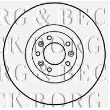 BBD5774S BORG & BECK Тормозной диск