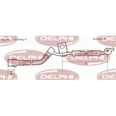 LH3672 DELPHI Тормозной шланг