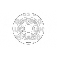 DF1591 TRW Тормозной диск