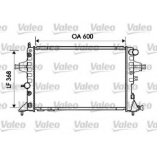 734388 VALEO Радиатор, охлаждение двигателя