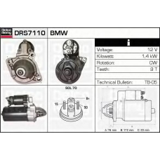 DRS7110 DELCO REMY Стартер