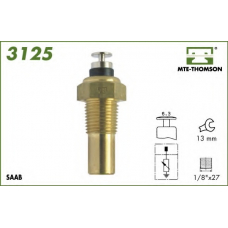 3125 MTE-THOMSON Датчик, температура охлаждающей жидкости; Датчик, 