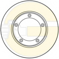 6012093 GIRLING Тормозной диск