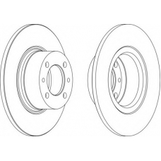 DDF035-1 FERODO Тормозной диск