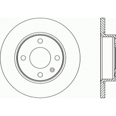 BDR1670.10 OPEN PARTS Тормозной диск