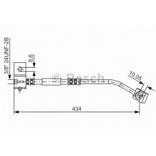 1 987 481 332 BOSCH Тормозной шланг