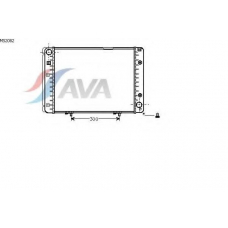 MS2082 AVA Радиатор, охлаждение двигателя