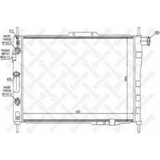 10-25687-SX STELLOX Радиатор, охлаждение двигателя