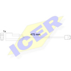 610576 C ICER Сигнализатор, износ тормозных колодок