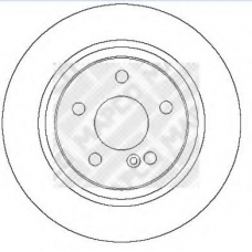 15814 MAPCO Тормозной диск