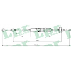 C0260C LPR Трос, управление сцеплением