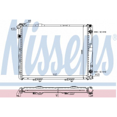 62679A NISSENS Радиатор, охлаждение двигателя