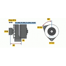 6 033 GB3 040 BOSCH Генератор