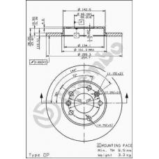 08.5651.20 BREMBO Тормозной диск