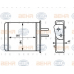 8FH 351 313-351 HELLA Теплообменник, отопление салона