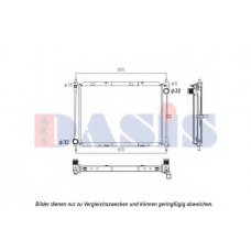 070168N AKS DASIS Радиатор, охлаждение двигателя