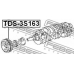 TDS-3S163 FEBEST Ременный шкив, коленчатый вал