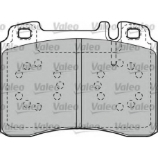 540801 VALEO Комплект тормозных колодок, дисковый тормоз