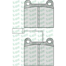 05P562 LPR Комплект тормозных колодок, дисковый тормоз