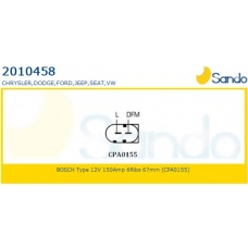 2010458 SANDO Генератор