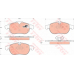 GDB1613 TRW Комплект тормозных колодок, дисковый тормоз