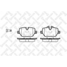 1143 000L-SX STELLOX Комплект тормозных колодок, дисковый тормоз