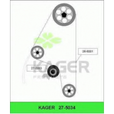 27-5034 KAGER Комплект ремня грм