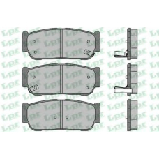 05P1504 LPR Комплект тормозных колодок, дисковый тормоз