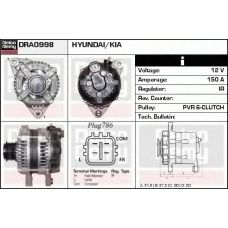 DRA0998 DELCO REMY Генератор