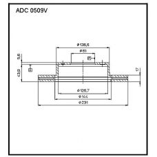 ADC 0509V Allied Nippon Гидравлические цилиндры