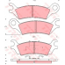 GDB290 TRW Комплект тормозных колодок, дисковый тормоз