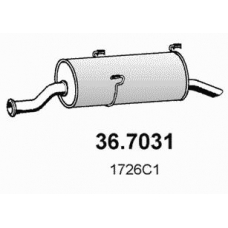 36.7031 ASSO Глушитель выхлопных газов конечный
