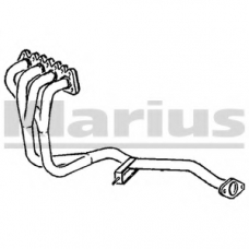 301195 KLARIUS Труба выхлопного газа