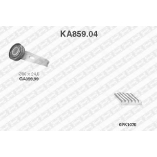 KA859.04 SNR Поликлиновой ременный комплект