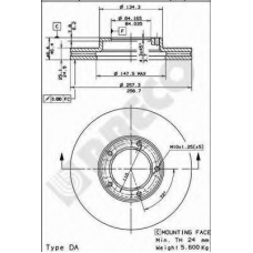 BS 7940 BRECO Тормозной диск