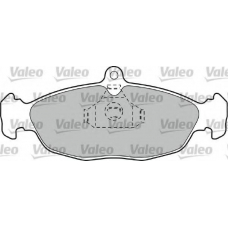 540493 VALEO Комплект тормозных колодок, дисковый тормоз