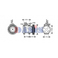 851389N AKS DASIS Компрессор, кондиционер