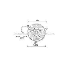 VW7531 Prasco Вентилятор, охлаждение двигателя