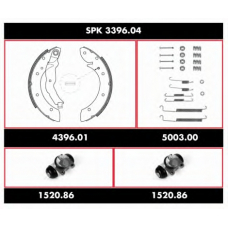 SPK 3396.04 WOKING Комплект тормозов, барабанный тормозной механизм