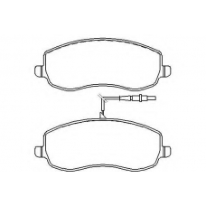MDB2953 MINTEX Комплект тормозных колодок, дисковый тормоз