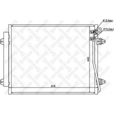 10-45164-SX STELLOX Конденсатор, кондиционер