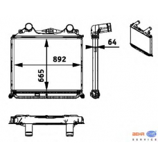 8ML 376 724-361 HELLA Интеркулер