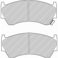 FDB1091 FERODO Комплект тормозных колодок, дисковый тормоз